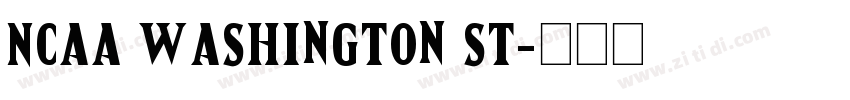 NCAA Washington St字体转换